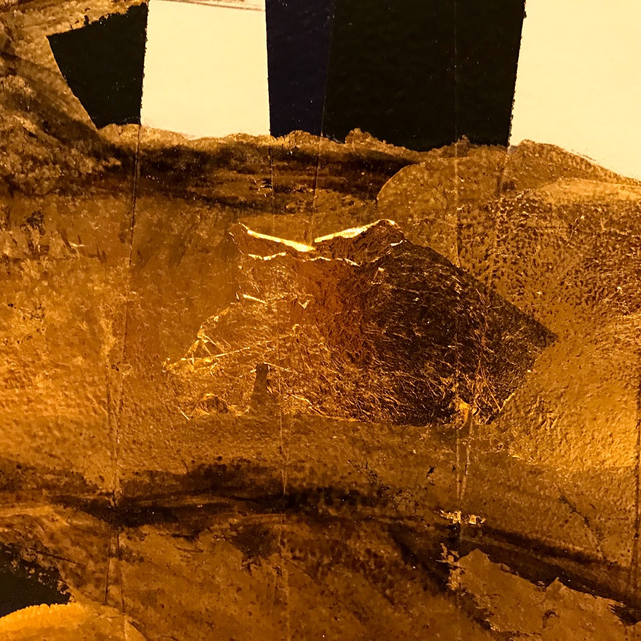 Sandra Spannan 24k Gold Leaf Triptych