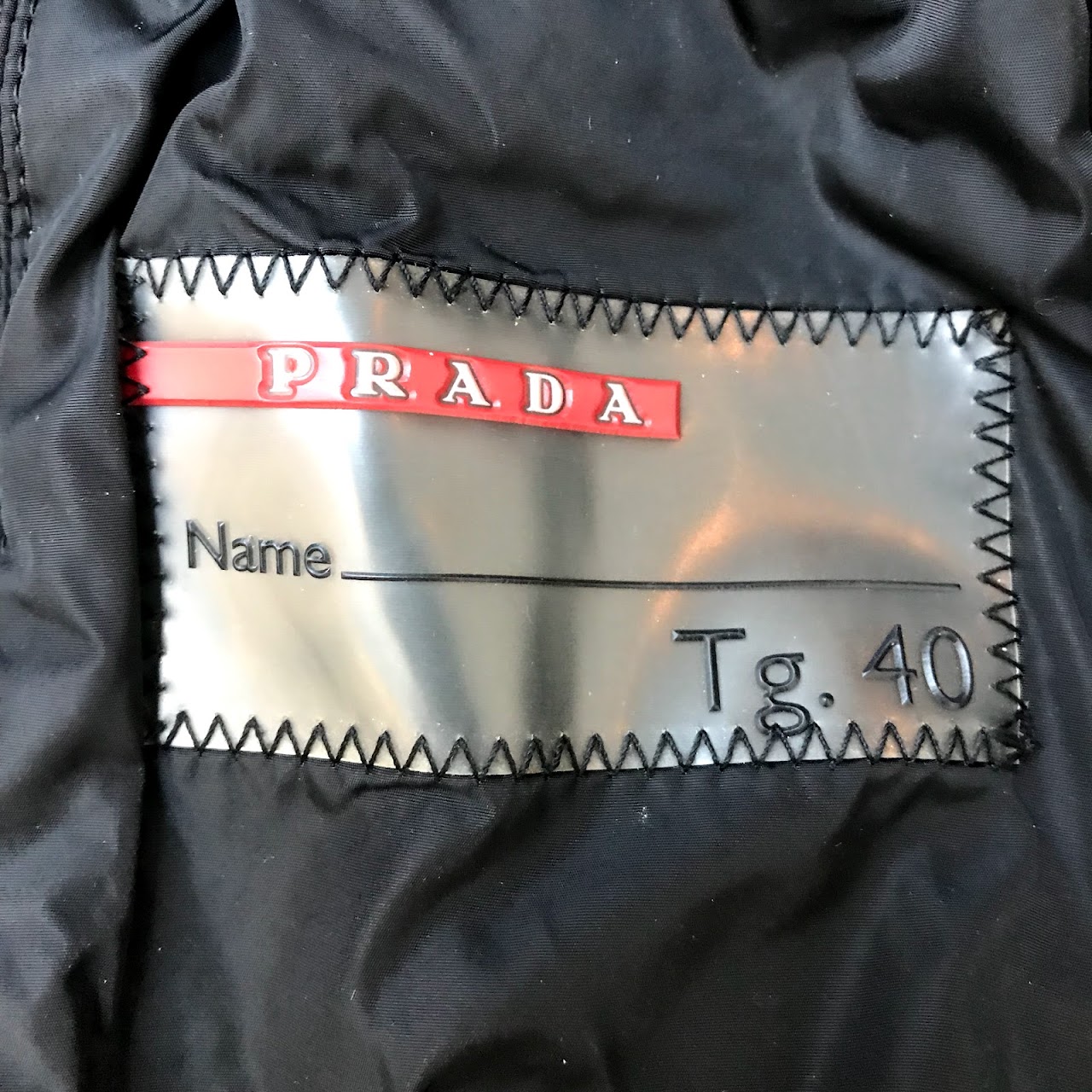 Prada Mixed Media Puffer