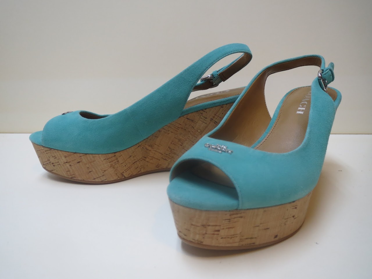 Coach Cork Wedges