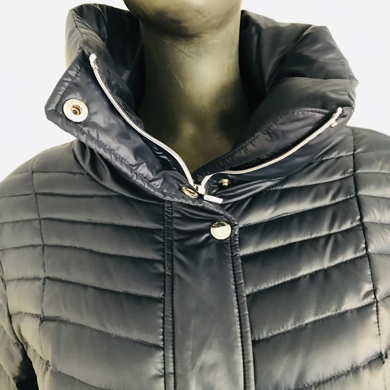 Karl Lagerfeld Packable Down Puffer Coat