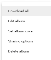 album downloaden google