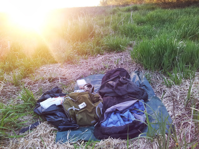 Sunrise over the wild camp