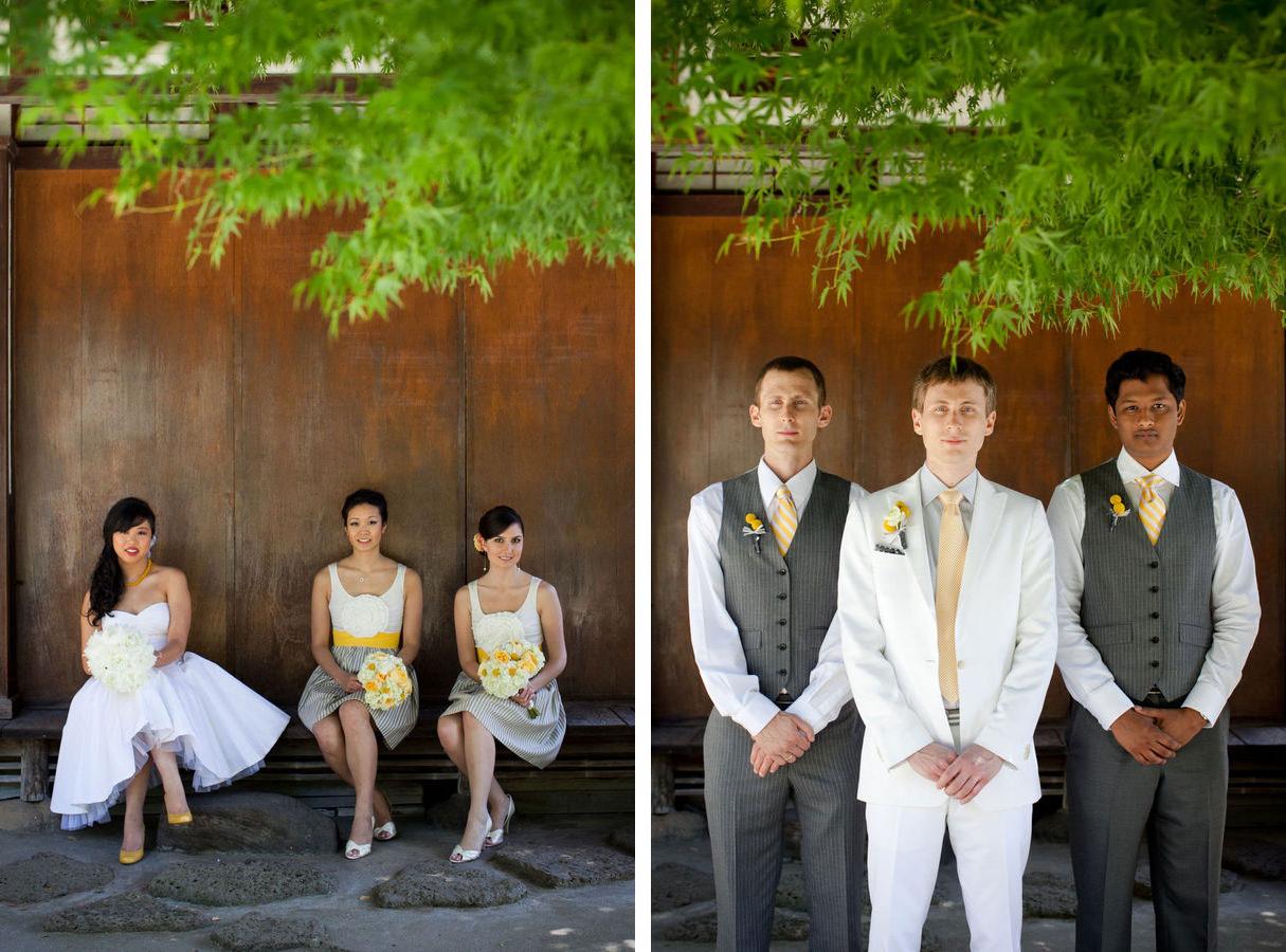 Vibrant Yellow & Grey Wedding