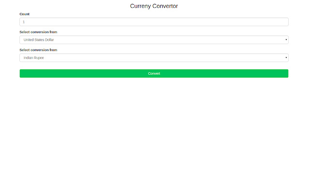 Currency Convertor chrome extension