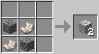 파일:external/www.minecraftcraftingguide.net/diorite-crafting.png