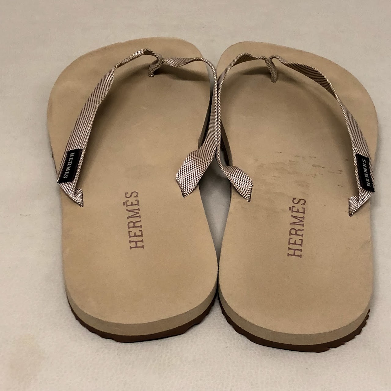 Hermès Flip Flops with Bag