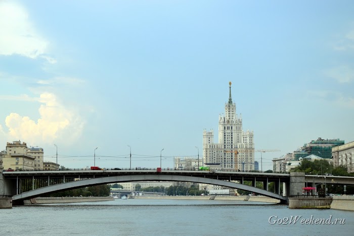 прогулка по Москве реке