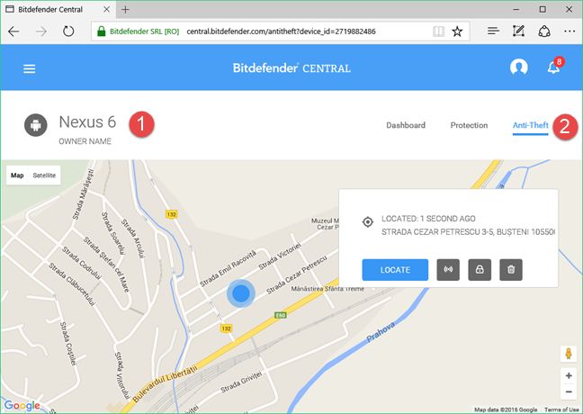 herstellen, gestolen, Android, smartphone, tablet, Bitdefender Mobile Security