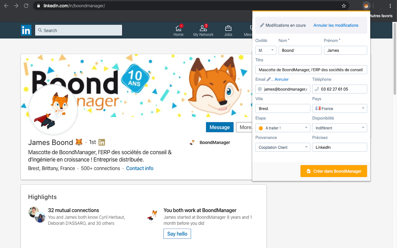 BoondManager for LinkedIn Preview image 1