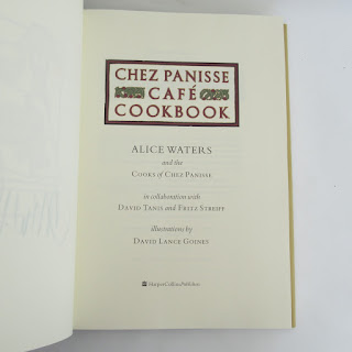Chez Panisse Café Cookbook Signed First Edition