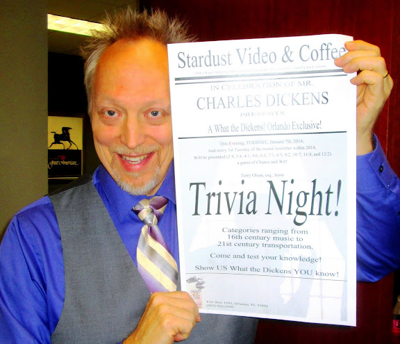 Dickens Trivia Night, hosted by Orange County's Director of Arts & Cultural Affairs – Terry Olson