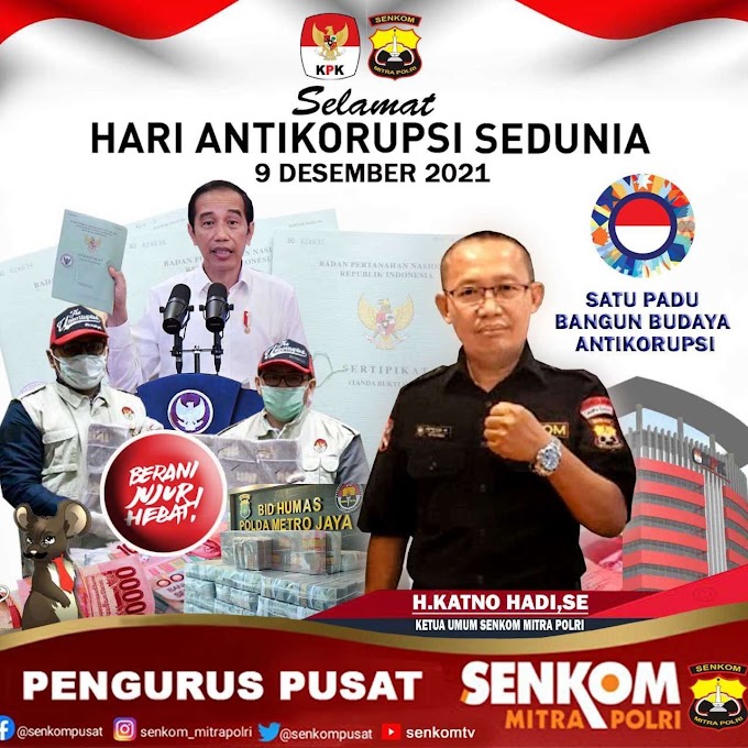 Selamat Hari Anti Korupsi Sedunia 