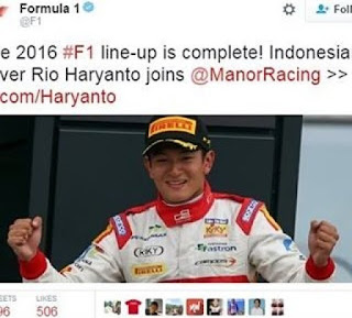 apakah rio haryanto membalap formula 1 full season? akhirnya rio haryanto resmi jadi pembalap f1 full season