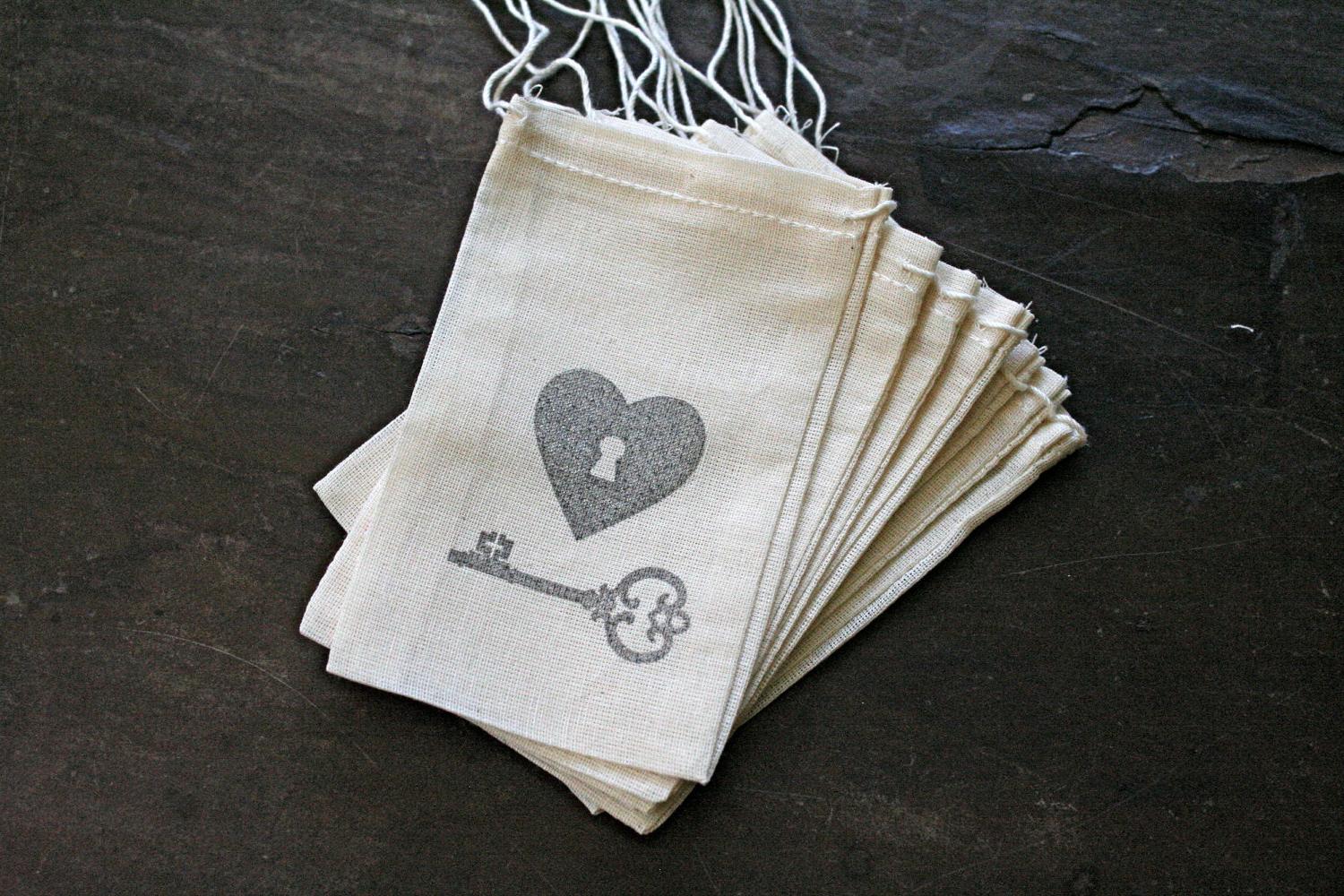 Wedding favor bags, gift bags.