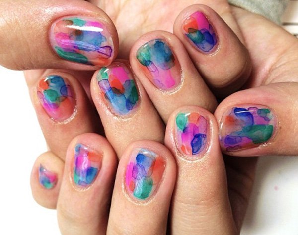 Watercolor Nail Art Designs - wide 5