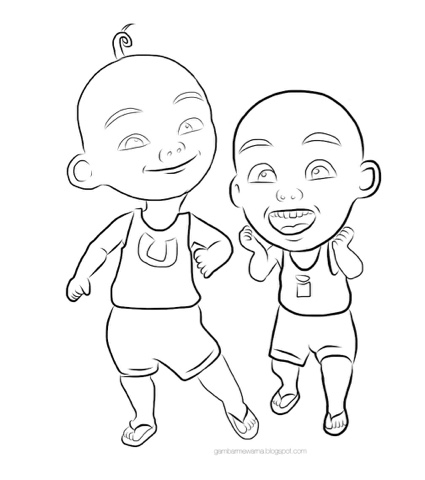 Mewarna Upin Ipin