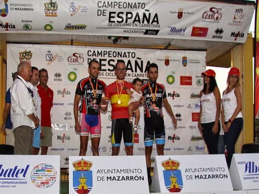 El ciclista David Santos Megías, subcampeón de España de ciclismo en carretera