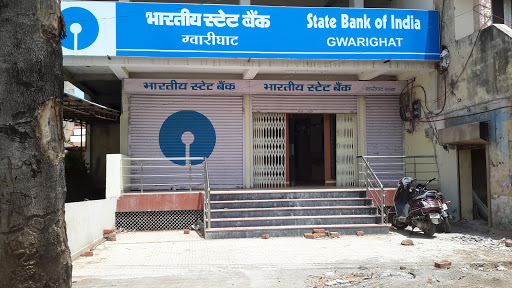 SBI Gwarighat, 131, Narmada-Gwarighat Rd, Bhim Nagar, Narmada Nagar, Jabalpur, Madhya Pradesh 482008, India, Financial_Institution, state MP