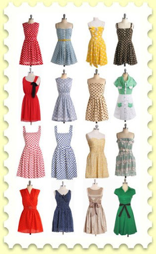 A Twister Board of Polka Dotted Dresses! | The Lovely Sisters