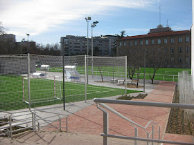 Remodelación de los campos de fútbol de las instalaciones deportivas Canal de Isabel II