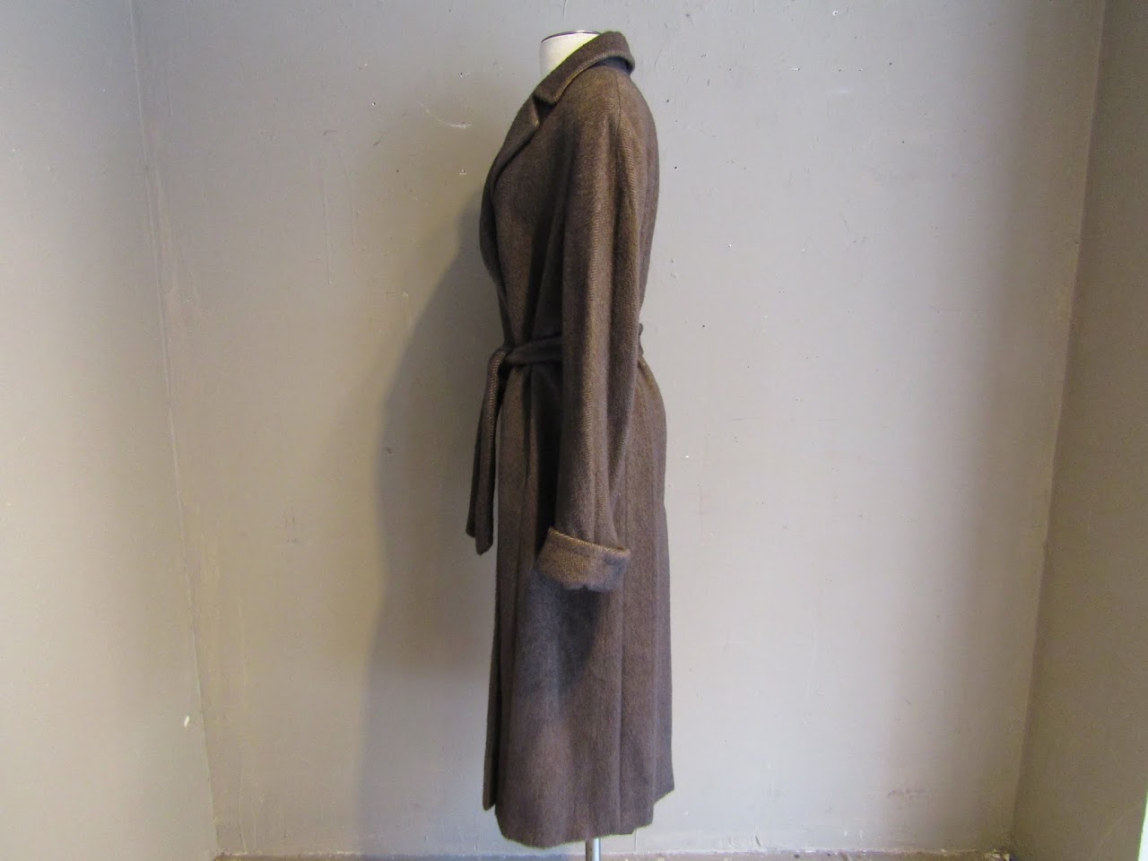 Max Mara Herringbone Wool Coat