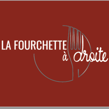 La fourchette à droite