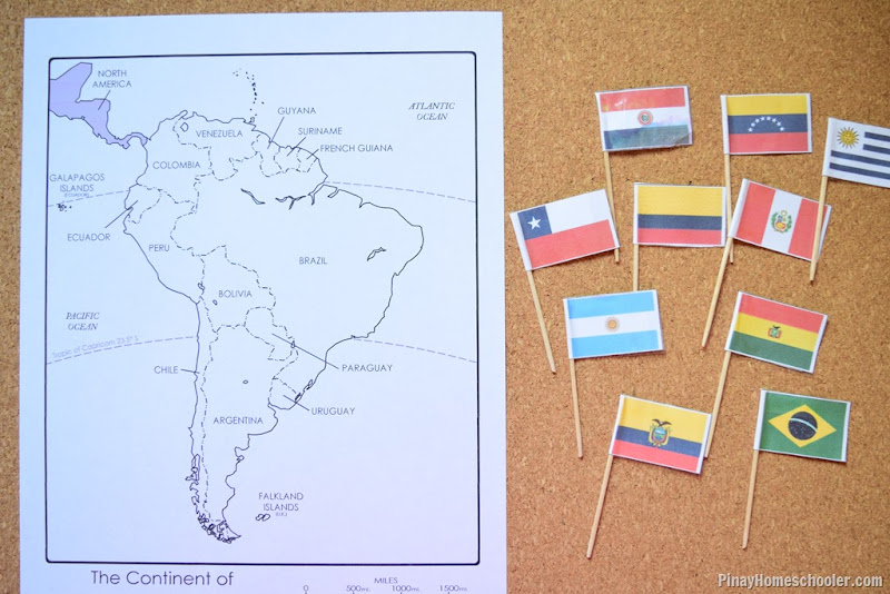 South America Continent Maps and Flags