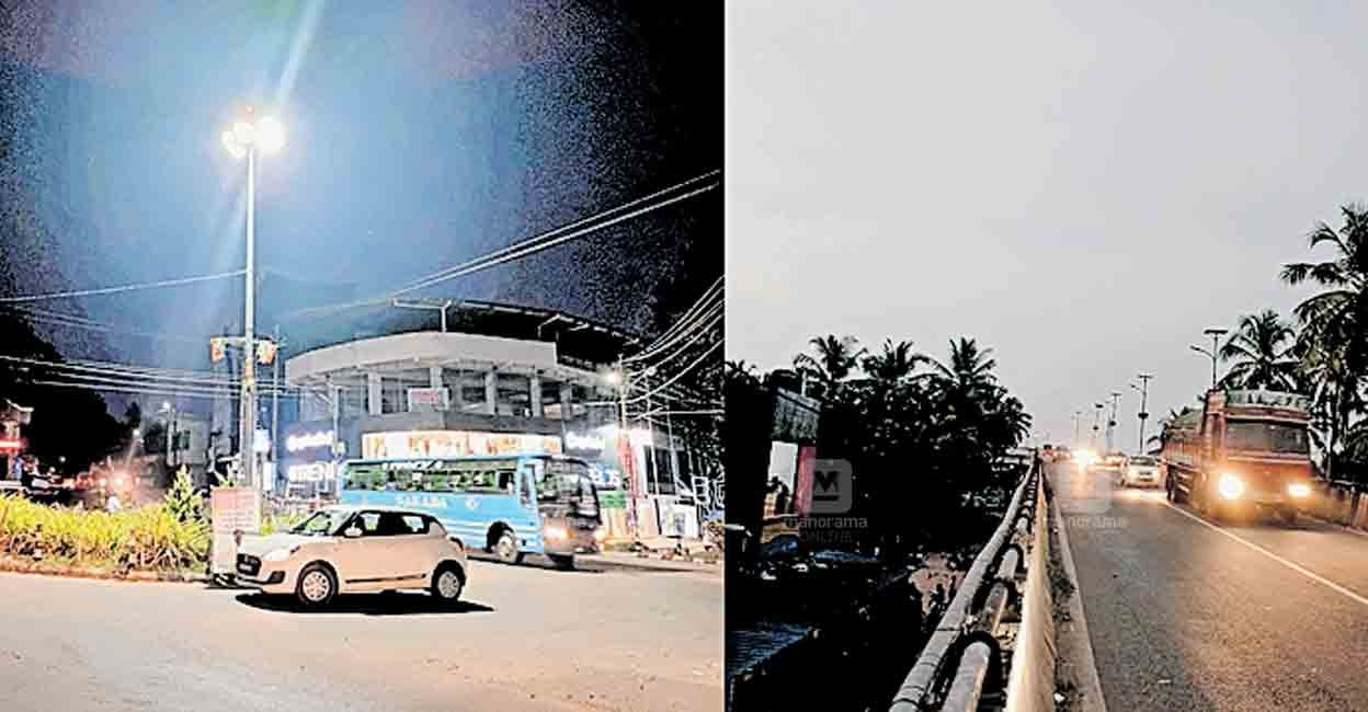 പഴയങ്ങാടിയിൽ വെളിച്ചം; പാലത്തിൽ ഇരുട്ട്