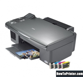 Reset Epson DX6050 printer use Epson reset software