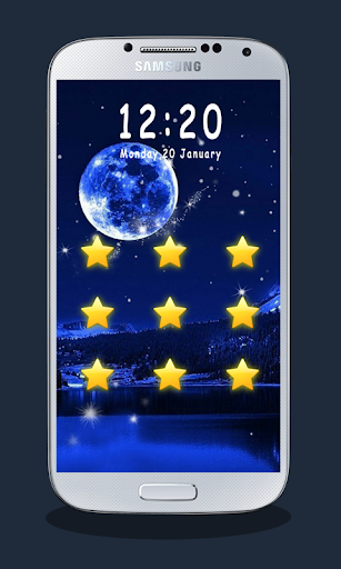 Star Pattern Screen Lock