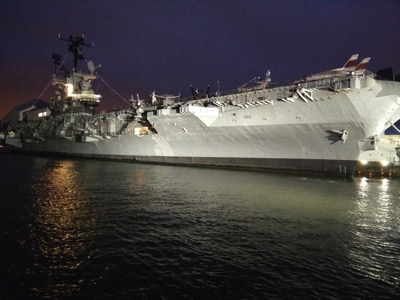 Intrepid by night