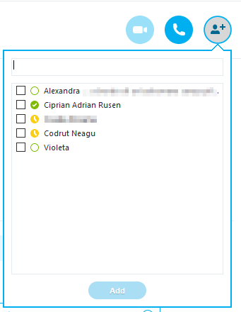 Windows, Skype, aplicación, chat, texto, grupo, conversaciones