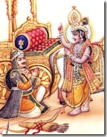 [Krishna speaking to Arjuna]