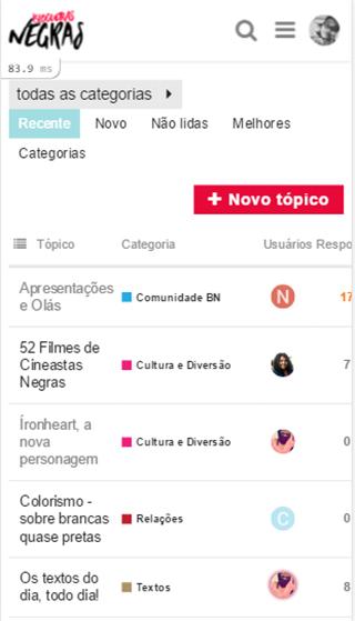 Blogueiras Negras Screen 2