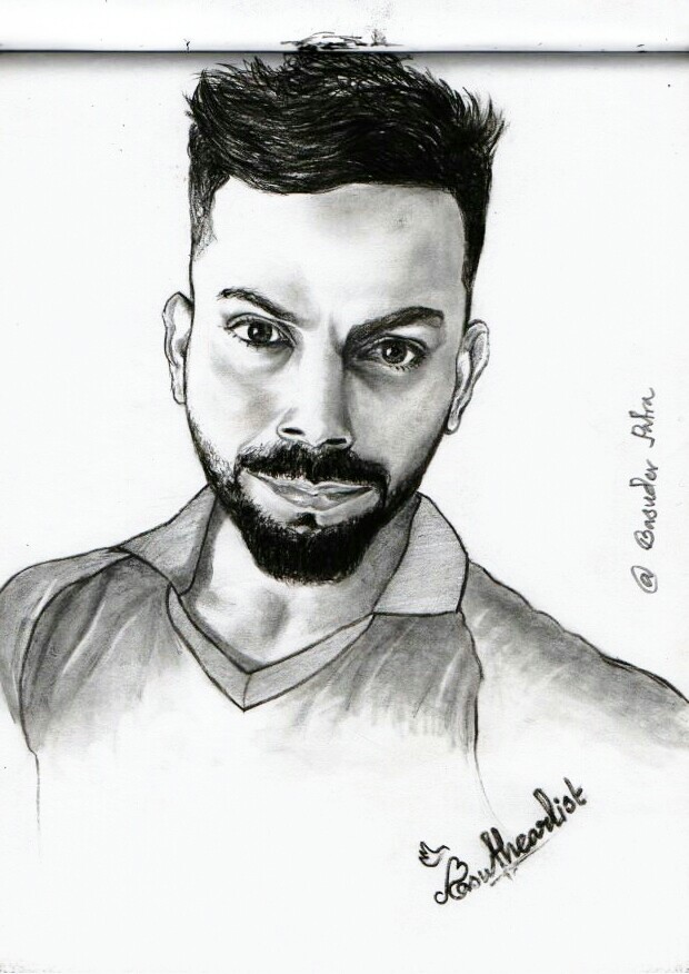 Virat Kohli Pencil Drawing by JosephThomasArt on DeviantArt