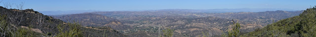 panorama around the valley to the north