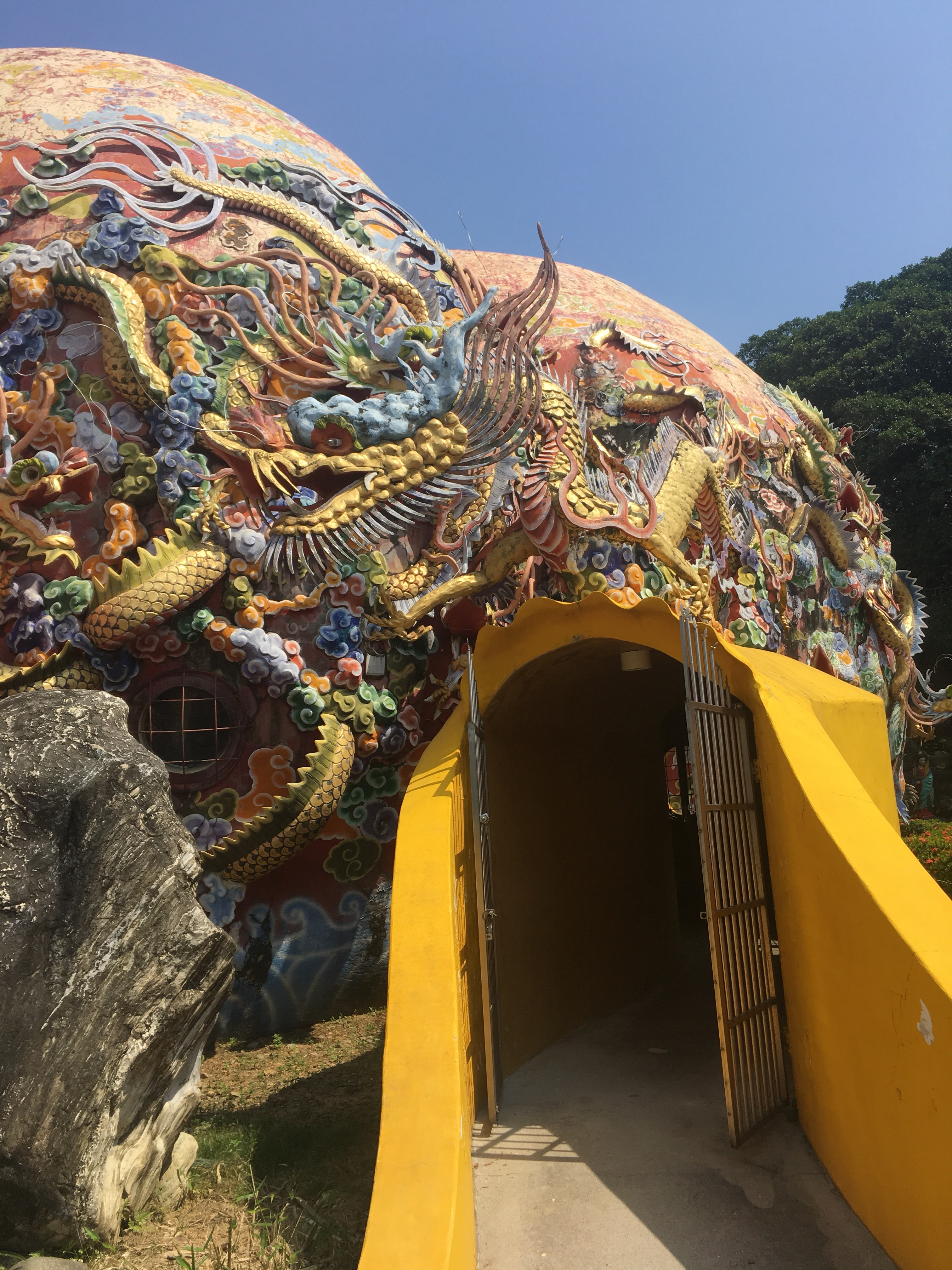 tzude temple, caotun, nantou, taiwan