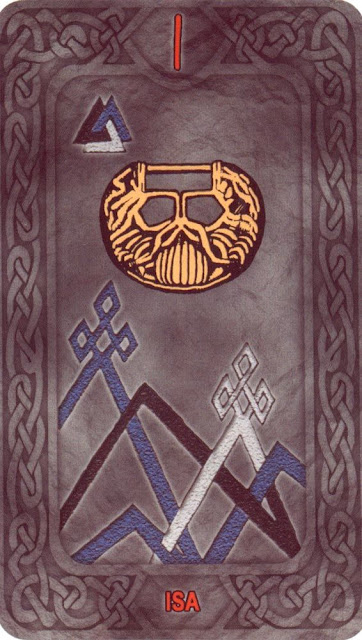 Рунный Оракул - Mythological Runes Isa.jpg