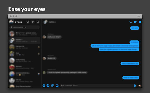 Charcoal: Dark Mode for Messenger