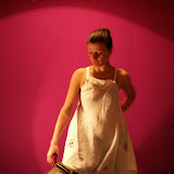  – T A B L E C L O T H REMAKE - dress with pocket - ecofrendly design