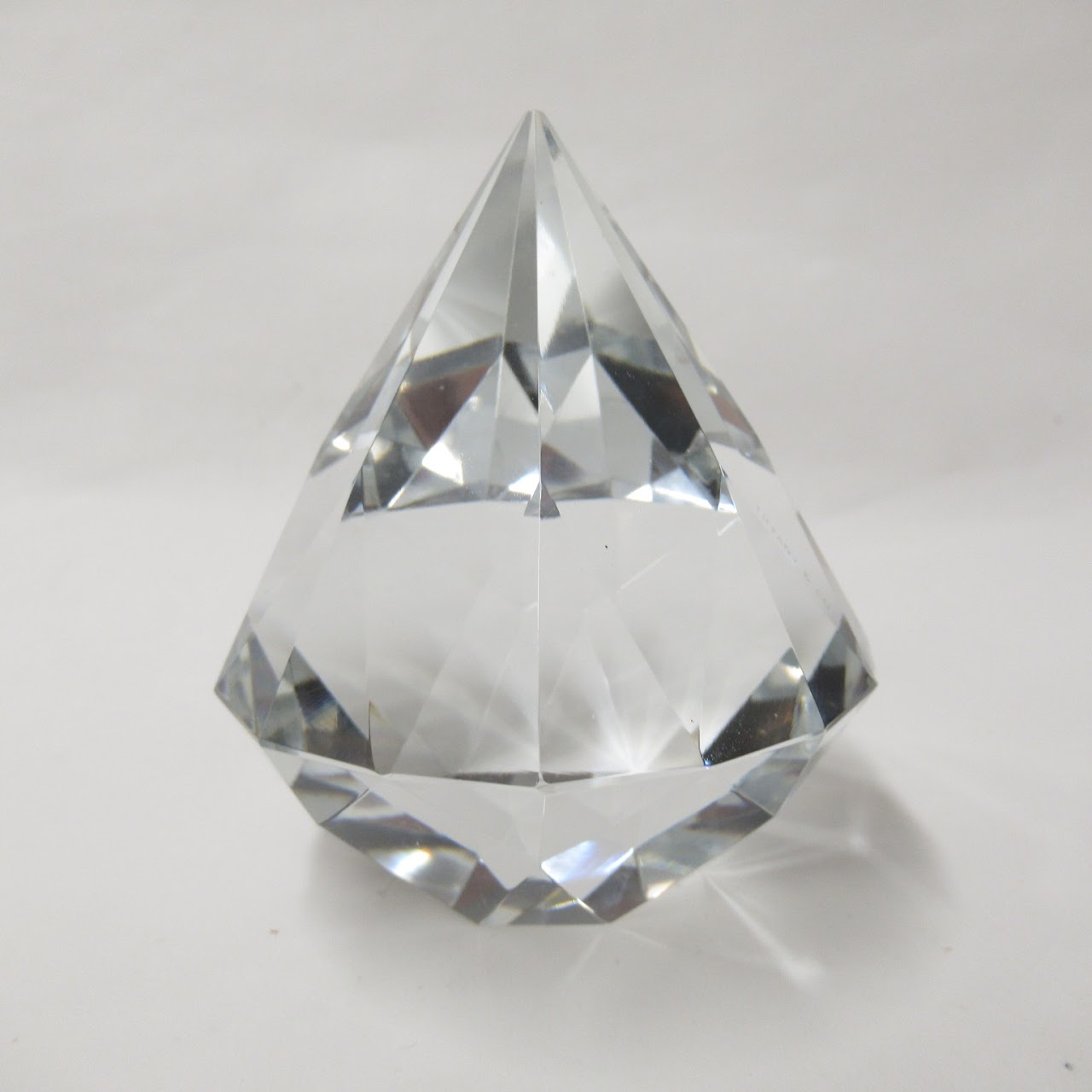 tiffany crystal paperweight