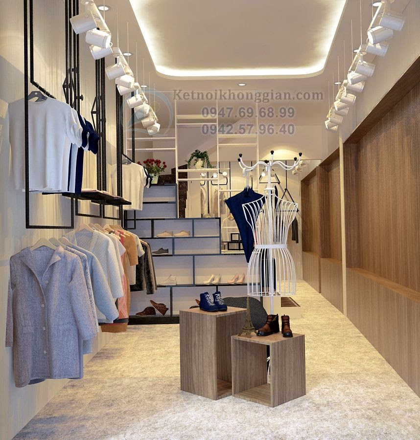 thiết kế shop giày dép đẹp