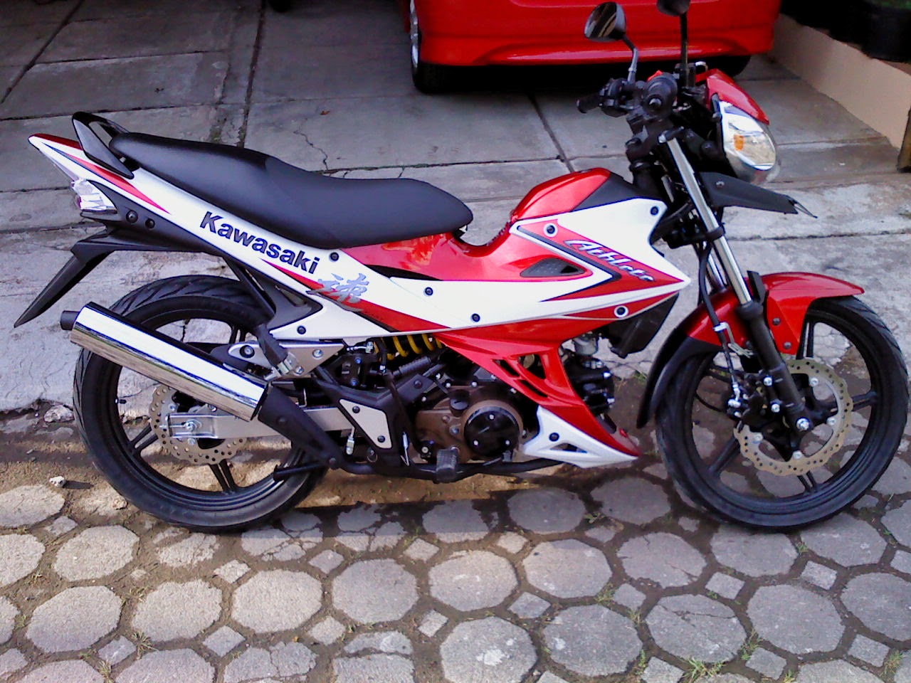 Modifikasi Motor Cross Suzuki Satria 2 Tak INDModif