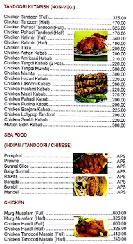 Royal Garden Sai Datta Hotel menu 4