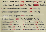 New Dawaat Biryani menu 2