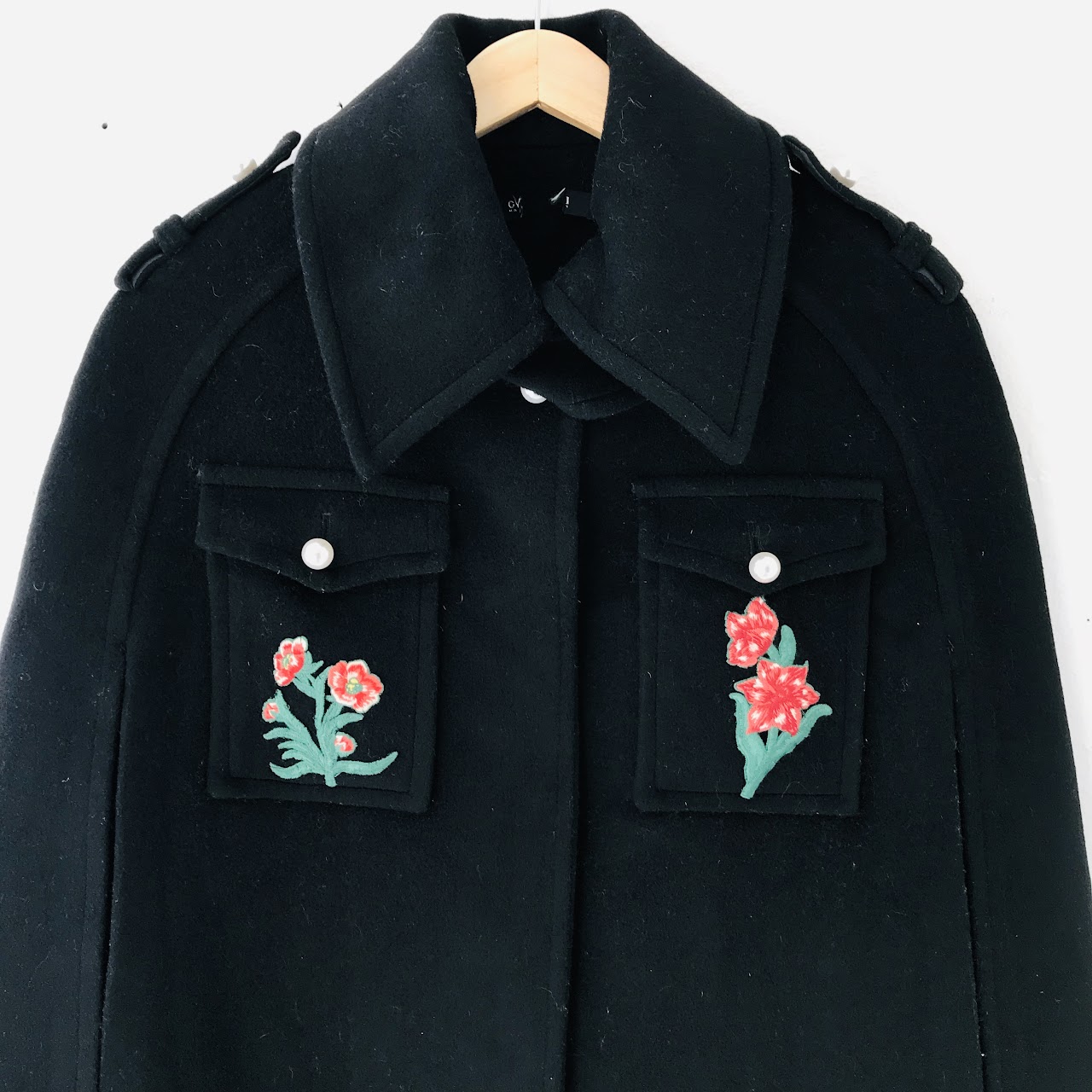 Gucci Embroidered Cape