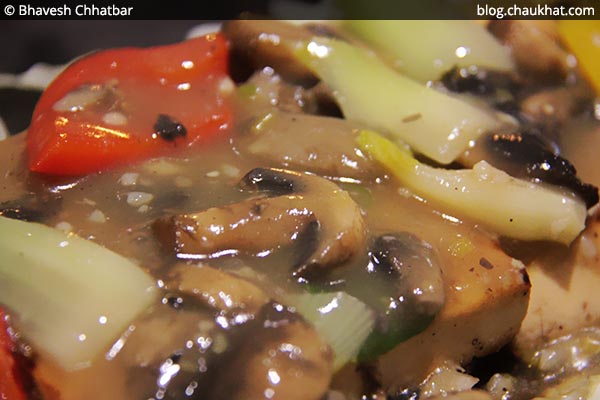 Tofu Steak Close-up at SocialClinic Restobar in Koregaon Park area of Pune