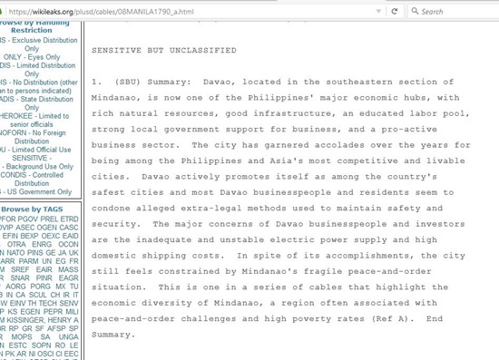 Davao Wikileaks 3