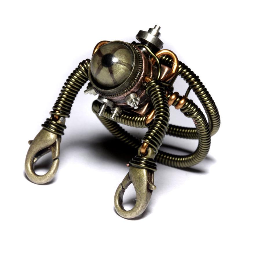 Steampunk robot Ring by