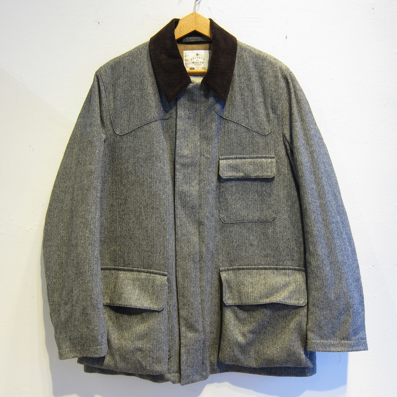 Private White V.C. Herringbone Coat